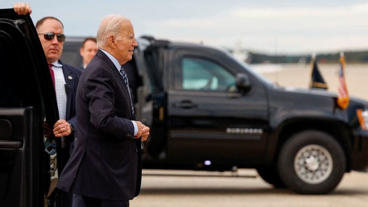 Biden arrives in occupied territories