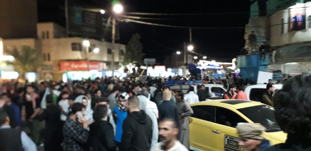 المئات من أبناء معان  ينفذون مسيرة تضامنية مع غزة