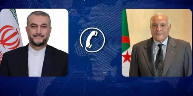 إيران والجزائر تبحثان التطورات الإقليمية والوضع في غزة