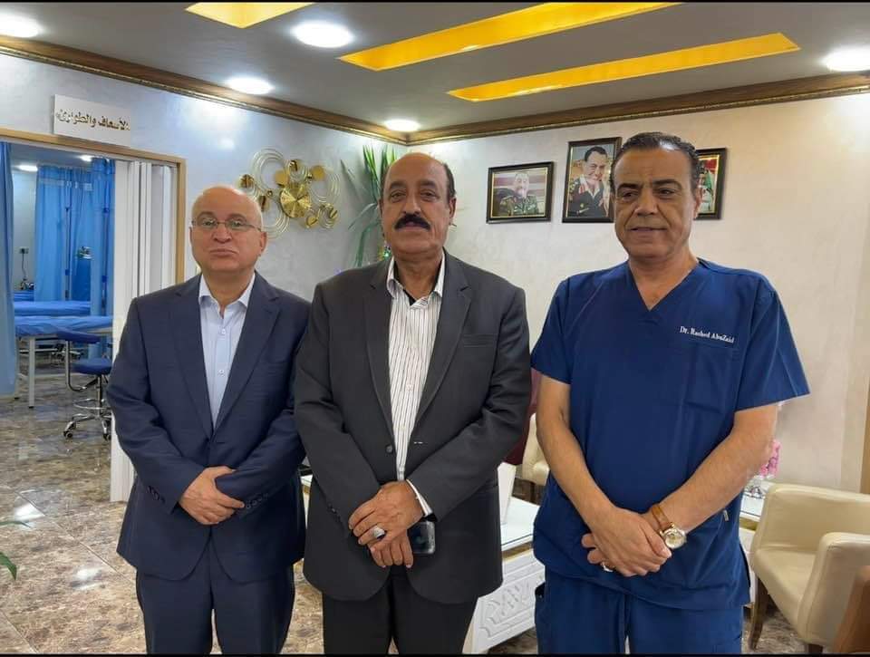 الشوبكي يزور عيادات الراشد الطبية في سحاب
