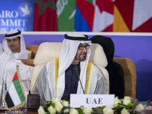 محمد بن زايد: الإمارات تعمل على ضمان ممرات إنسانية لدعم غزة