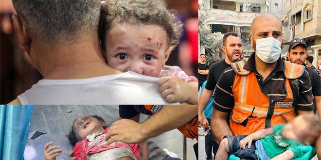 أطفال غزة … براءة تحت النار وأهداف لإجرام (إسرائيل)