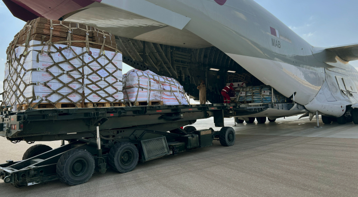 قافلة مساعدات جديدة تتجه إلى قطاع غزة