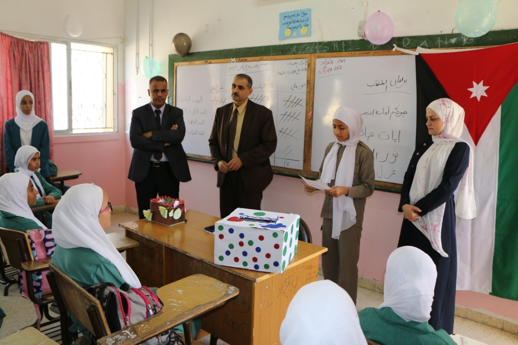 عقد انتخابات مجالس البرلمان الطلابي في مدارس لواء الشونة الجنوبية