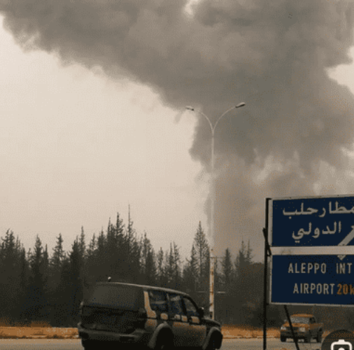 غارات إسرائيلية تستهدف مطار حلب الدولي