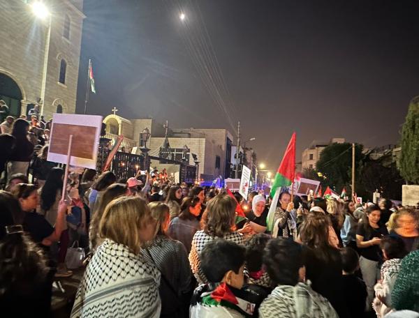 صلاة وشموع.. الهيئات الأرثوذكسية في الأردن تنظم وقفات تضامنية مع الفلسطينيين
