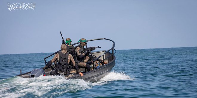 المقاومة الفلسطينية تعلن تصديها لعملية إبرار قام بها العدو الإسرائيلي على شاطئ رفح