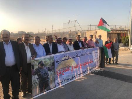 وقفة تضامنية لقبيلة عباد مع أهلنا في قطاع غزة وفلسطن