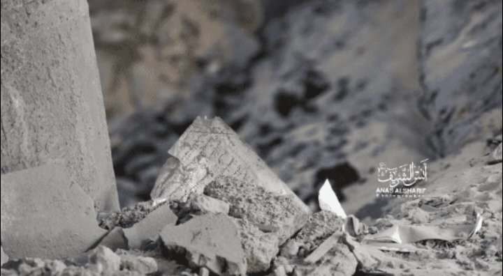 طائرات الشراذم تدمر مسجدا في بيت لاهيا