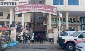 هلع بمستشفى القدس بعد قصف إسرائيلي على المناطق المجاورة