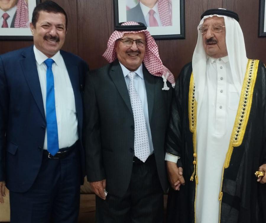 العرموطي والدعجة يقدمان التهنئة والتبريك  لمعالي كنيعان البلوي بتعيينه  مستشارًا للملك لشؤون العشائر