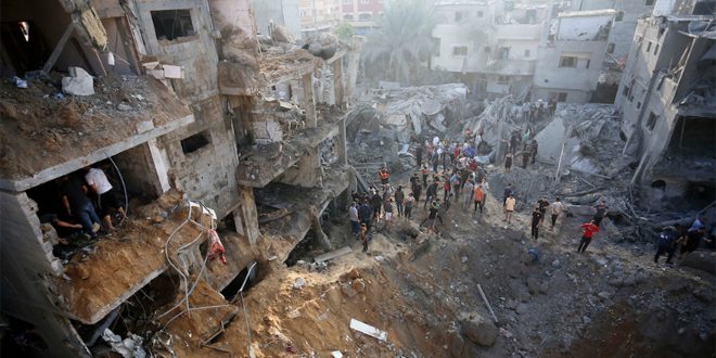 المكتب الإعلامي في غزة: الاحتلال الإسرائيلي تعمد قصف كل مقومات الحياة في القطاع