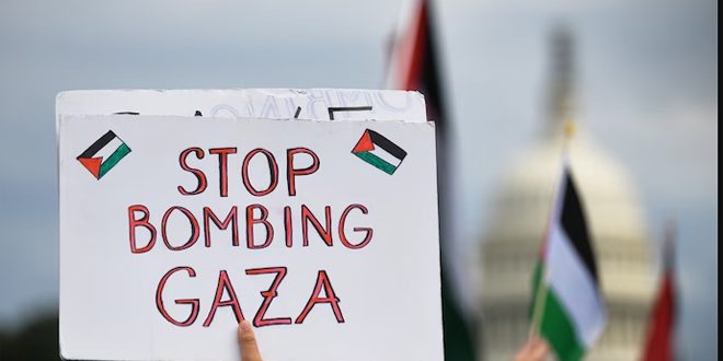 اعتقال أكثر من 50 شخصاً توجهوا إلى مجلس الشيوخ الأمريكي للمطالبة بوقف العدوان الإسرائيلي على غزة