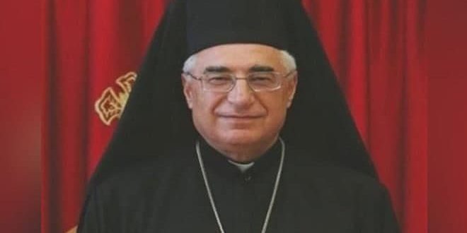 البطريرك العبسي يدين جرائم الصهاينة بحق الشعب الفلسطيني في غزة