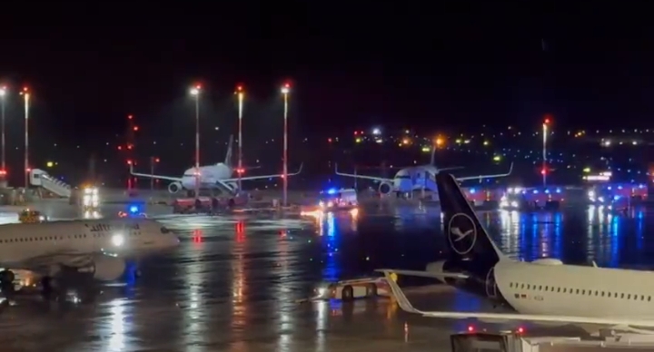 إغلاق مطار هامبورج بألمانيا بعد اقتحام مسلح بوابة بسيارة