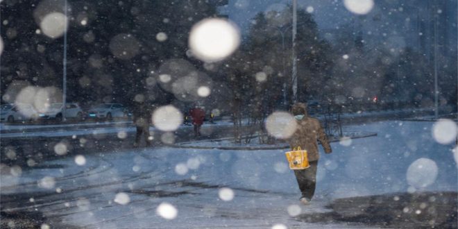 الصين تجدد الإنذار الأشد خطورة تحذيراً من العواصف الثلجية