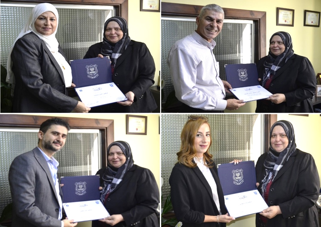 عمادة البحث العلمي في عمان الاهلية تُكرّم نخبة من الأساتذة المتميزين بتقديم دورات تدريبية بحثيّة