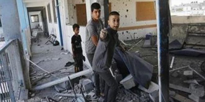عشرات الشهداء والجرحى جراء قصف الاحتلال مدرسة تؤوي نازحين في غزة