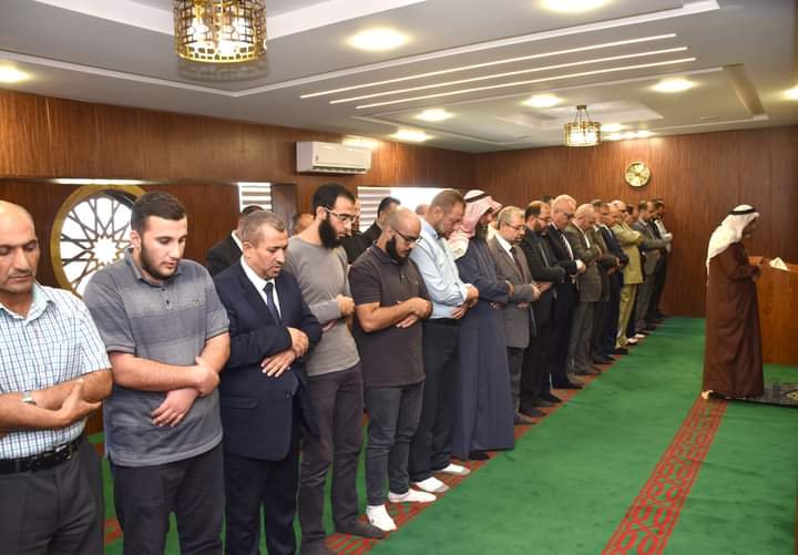 رئيس جامعة اليرموك  يفتتح مصلى الأقصى في كلية الشريعة والدراسات الإسلامية – صور