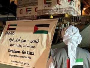 الإمارات ترسل 25 طنا من المساعدات الإغاثية العاجلة لدعم غزة