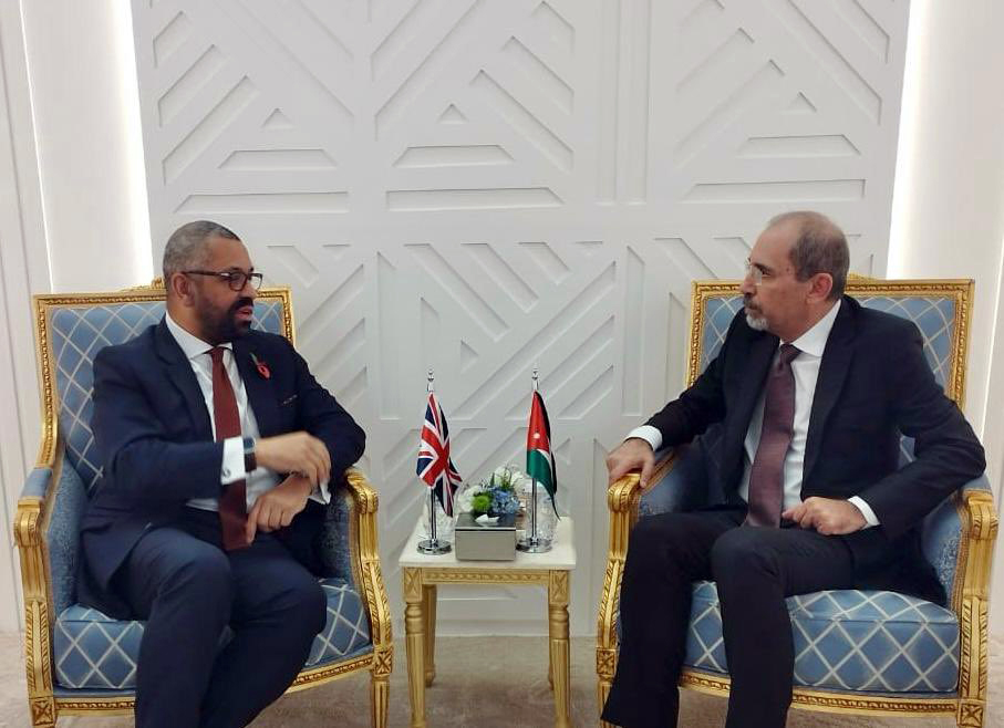 الخارجية ونظيره البريطاني يبحثان تطورات الأوضاع في غزة