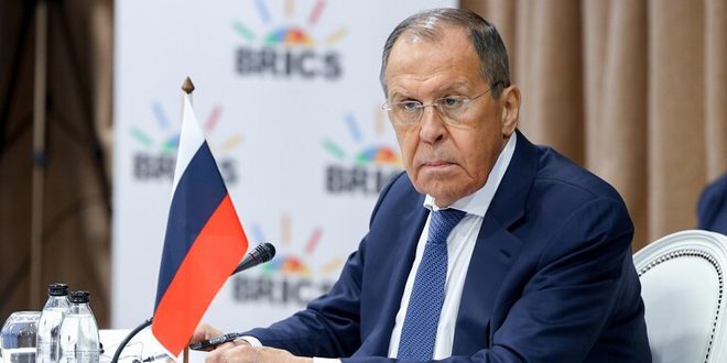 لافروف: هدفنا تعزيز الشراكة الإستراتيجية بين دول البريكس