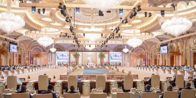 القمة السعودية الإفريقية تطالب بالضغط على الاحتلال الإسرائيلي لوقف عدوانه على غزة والتهجير القسري لأهله