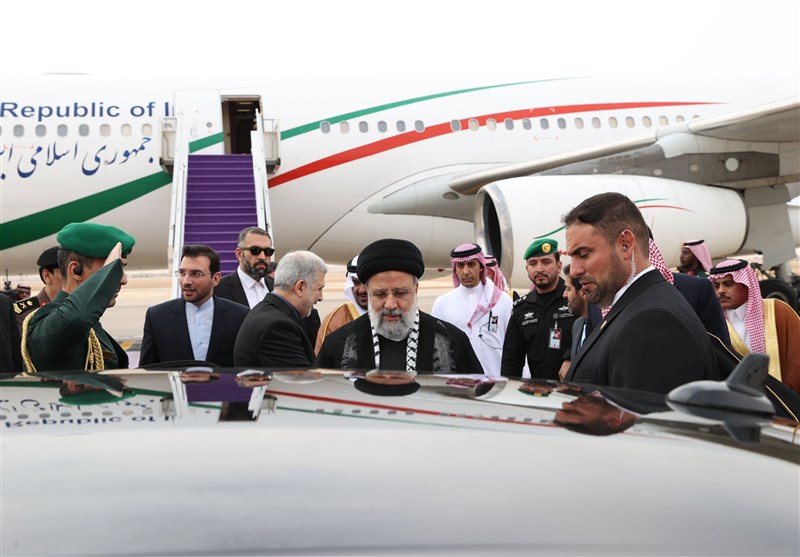 الرئیس الإیرانی یصل إلى الریاض
