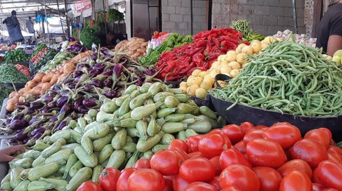4003 أطنان من الخضار والفواكه واردات السوق المركزي