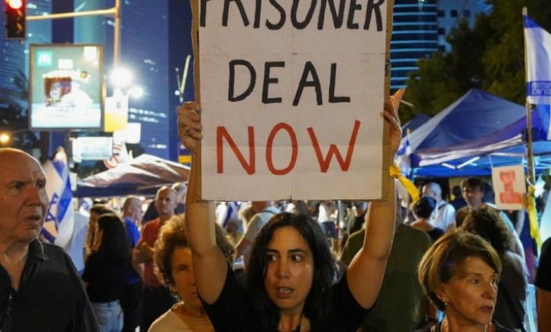 آلاف الصهاينة يتظاهرون للمطالبة باطلاق سراح الأسرى