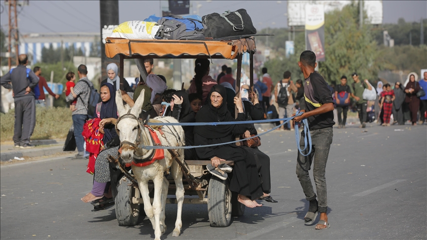 الصليب الأحمر: قلق بالغ إزاء ظروف إجلاء المدنيين في غزة