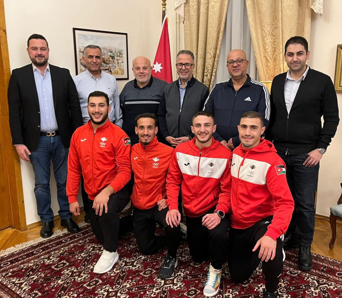 Jordanian Ambassador in Russia welcomes National Karate Team