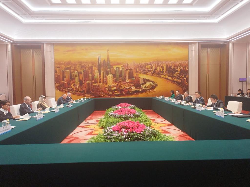 ArabIslamic Summit committee#44; Chinese Vice President talk Israeli war on Gaza
