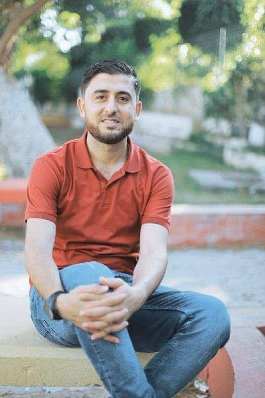 استشهاد الصحفي الفلسطيني عاصم البرش برصاص قناصة الاحتلال شمال قطاع غزة