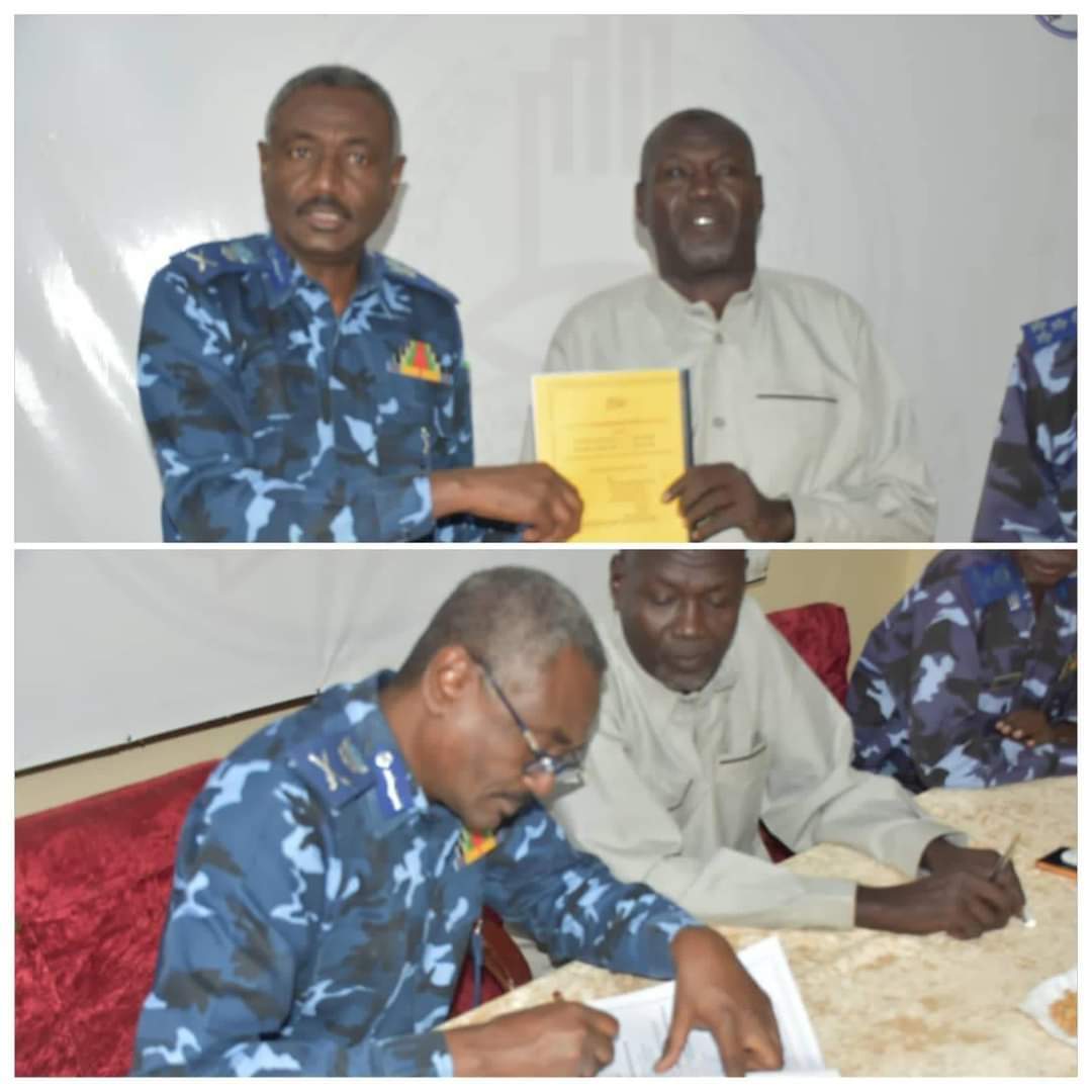 اللواء شرطة عبدالله عبدالرحمن مدير شرطة شمال كردفان يستلم مهامه