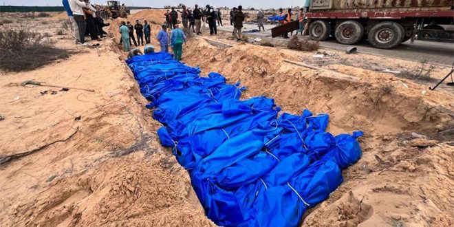 المرصد الأورومتوسطي يدعو إلى تشكيل لجنة تحقيق باحتجاز الاحتلال جثامين شهداء في قطاع غزة وسرقة أعضاء منها