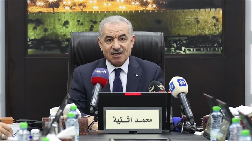 اشتية يطالب بريطانيا بالدعوة لتثبيت وقف إطلاق النار في غزة