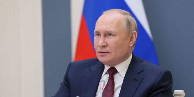 بوتين: إقامة الدولة الفلسطينية المستقلة شرط أساسي للتسوية في الشرق الأوسط