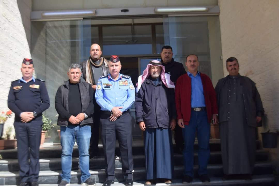 العميد محمود الفايز يلتقي عدداً من متقاعدي الأمن العام  في محافظة الطفيلة