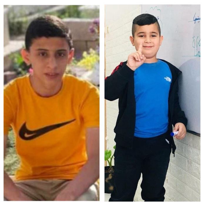 باسل وآدم طفلان فلسطينيان يُعدمان بلا جريرة برصاص الغدر الإسرائيلي
