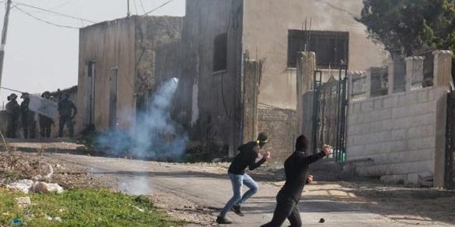 إصابة فلسطينيين اثنين جراء اعتداء الاحتلال على مظاهرة كفر قدوم