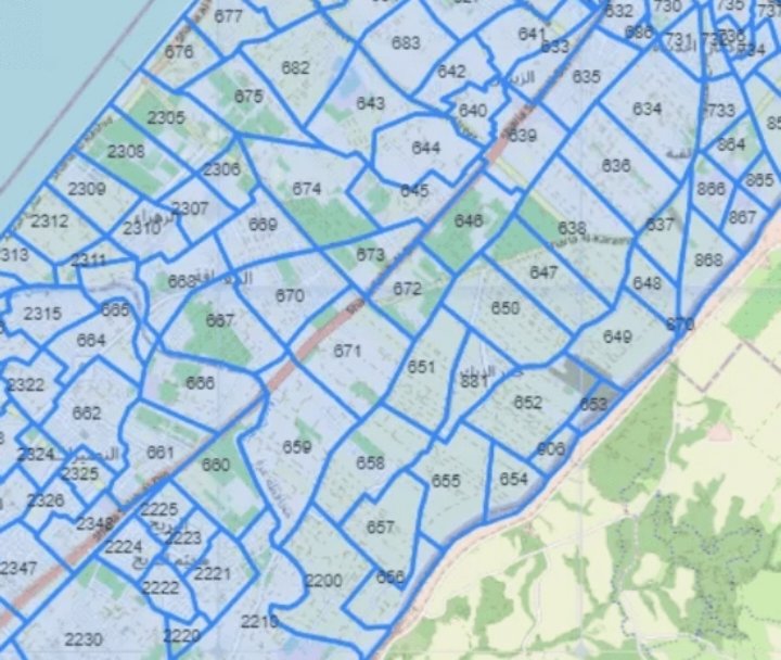 الاحتلال يقسّم غزة إلى مربعات سكنية