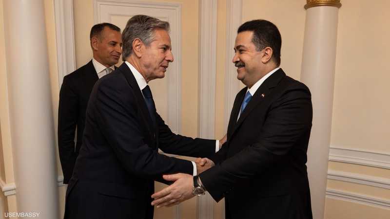 بلينكن يدعو السوداني إلى حماية الأميركيين في العراق