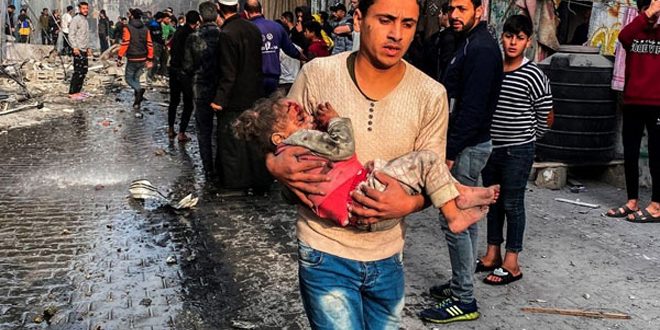 المكتب الإعلامي في غزة: الاحتلال قصف القطاع بـ 100 ألف قنبلة وصاروخ وارتكب 1450 مجزرةً