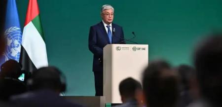 رئيس كازاخستان يحث على العمل التعاوني في كوب 28