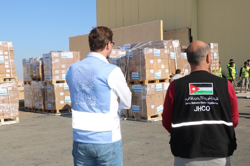 “الخيرية الهاشمية” ترسل طائرة مساعدات طبية إلى غزة