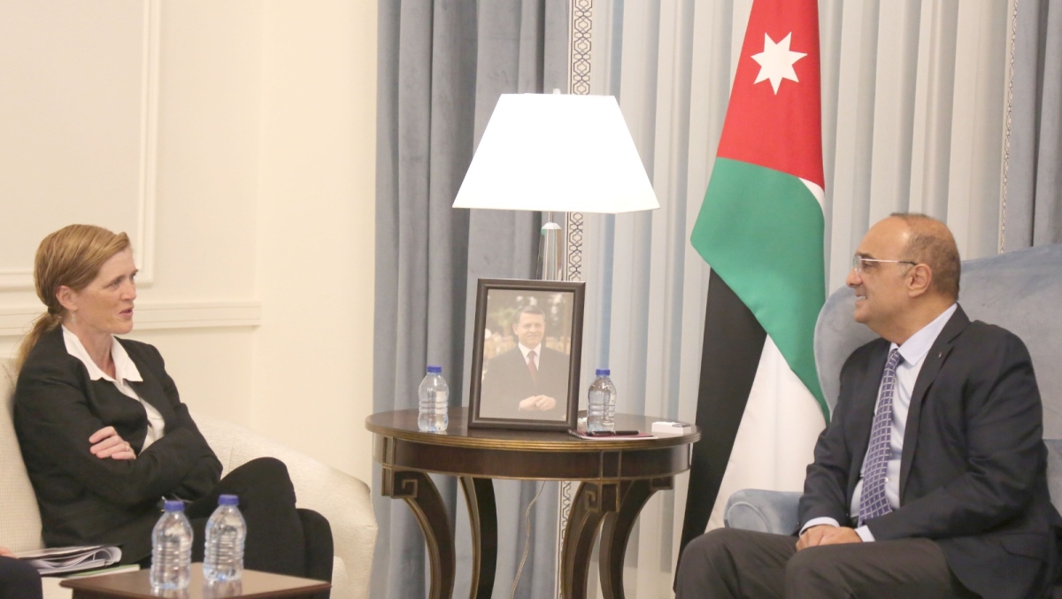 الخصاونة يستقبل مديرة الوكالة الأميركية للتنمية الدولية