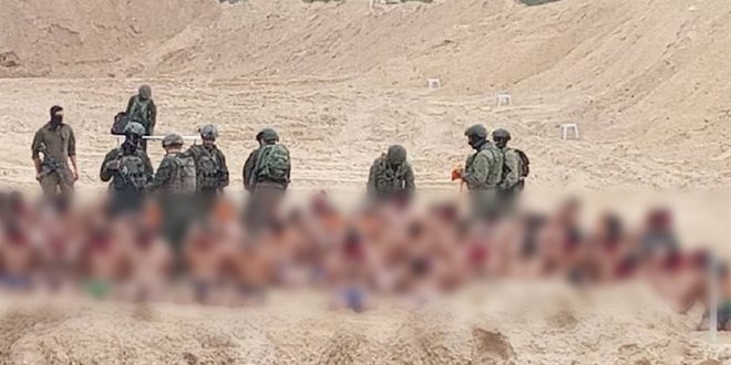 الاحتلال يرتكب مجزرة بشعة بإعدامه عشرات الفلسطينيين في قطاع غزة