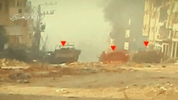 القسام تدمر عددا من آليات الاحتلال