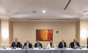 الوزارية المشتركة تعقد جلسة إحاطة صحفية لوسائل الإعلام الدولية